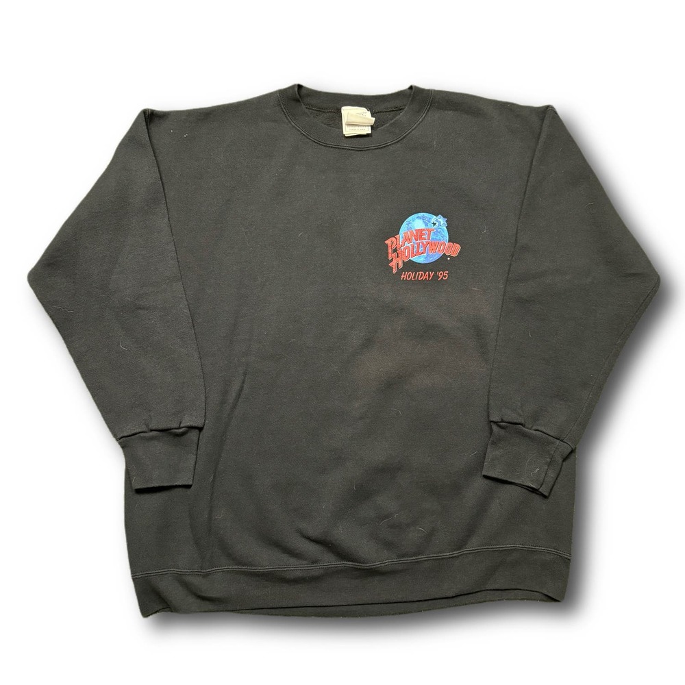 Planet Hollywood 1995 Vintage Holidays Christmas Crewneck
